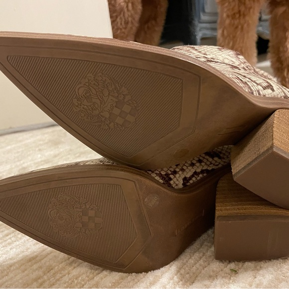 Vince Camuto Snake Ankle Booties - Picture 3 of 7